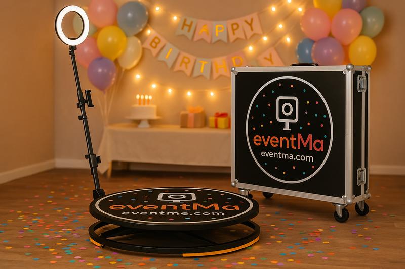 360 Grad Videobox Manfred auf einer Geburtstagsparty