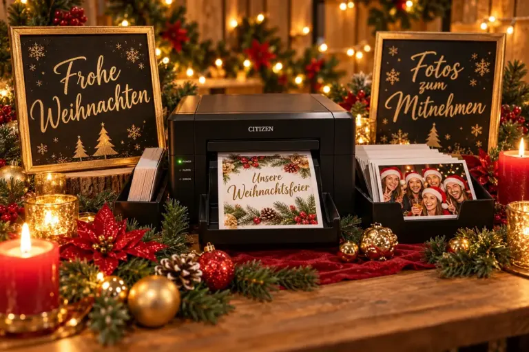 fotodrucker weihnachtsfeier fotobox dresden Fotodrucker mit Abzügen im Weihnachtsdesign
